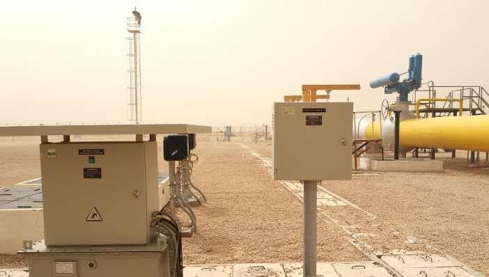 Poste d'alimentation DC pour protection cathodique sur site industriel