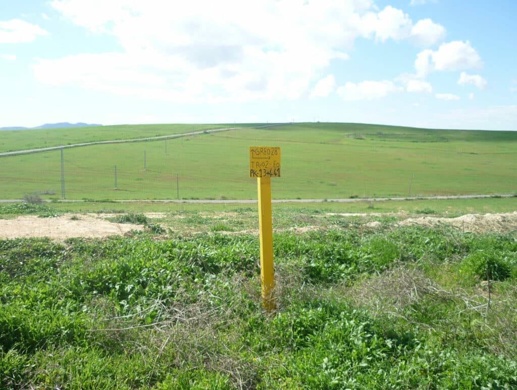 Bornage et marquage de canalisation enterrée